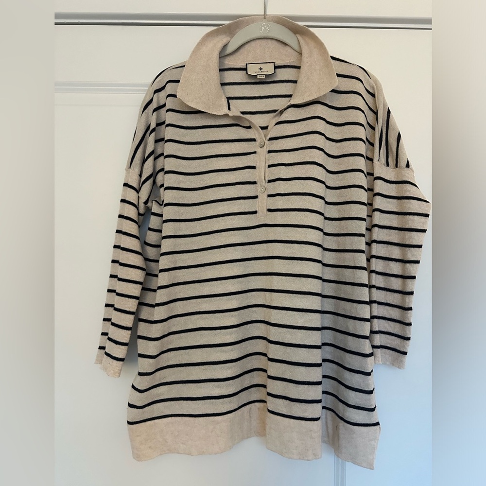 Tuckernuck Clayton long sleeve knit polo